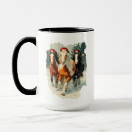 Equestrian Christmas  Coffee Mug Tasse
