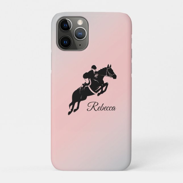 Equestrian Jumper Case-Mate iPhone Hülle (Rückseite)
