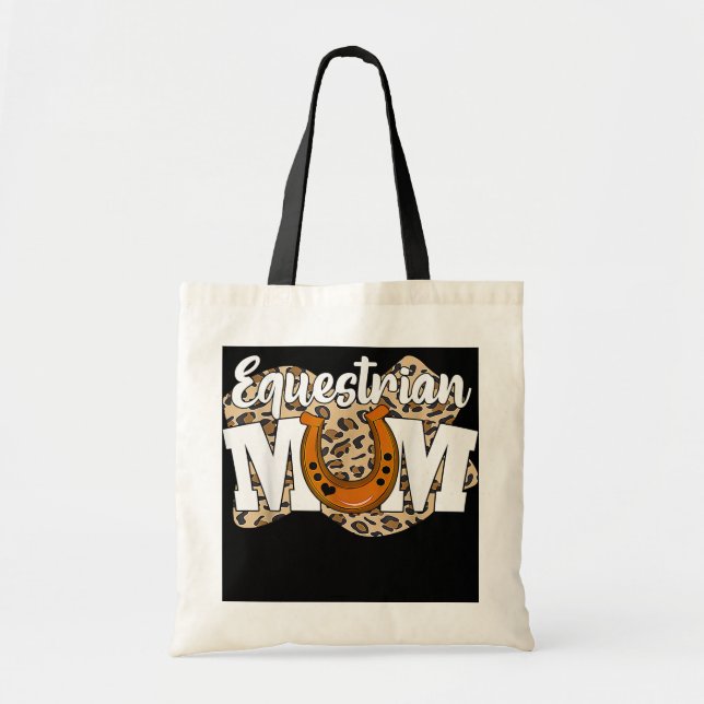 Equestrian Mom Horse Show Horseback Riding Tragetasche (Vorne)