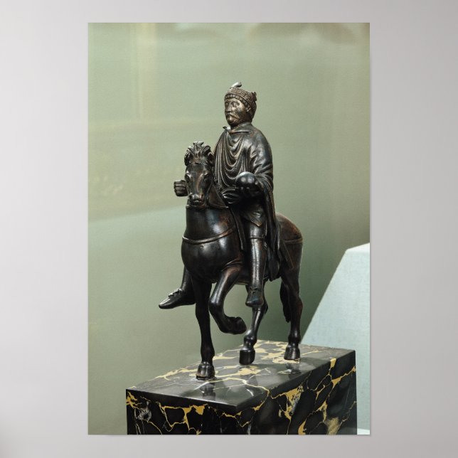 Equestrian statue of Charlemagne Poster (Vorne)