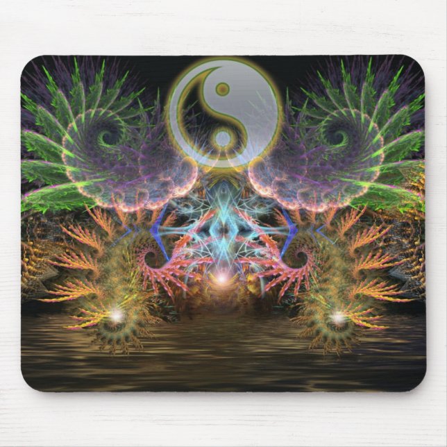 Equilibrio: Fraktal YinYang Mousepad (Vorne)