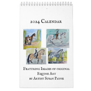 Equine Art S. Payne Single Page Calendar Kalender
