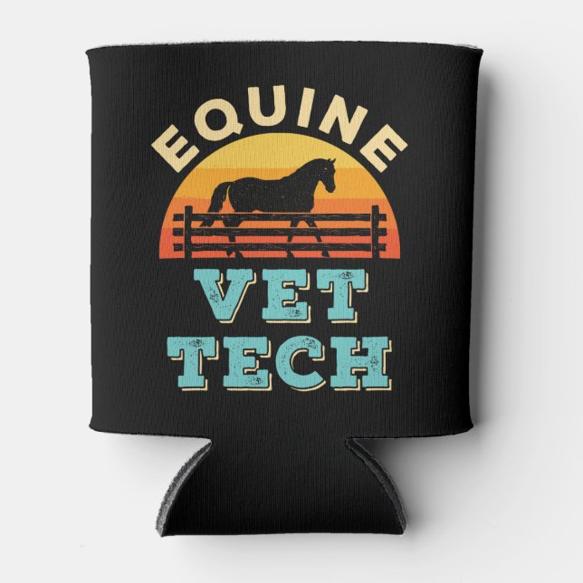 Equine Vet Tech Horse Veterinary Technician Dosenkühler (Vorderseite)