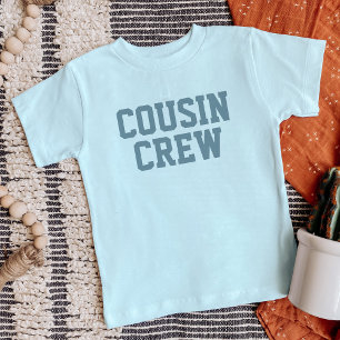 Équipage Cousin   T-shirt bébé Dusty Blue Kids