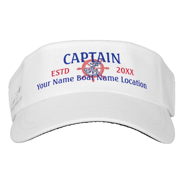 Équipage ou capitaine personnalisé de capitaine (Devant)