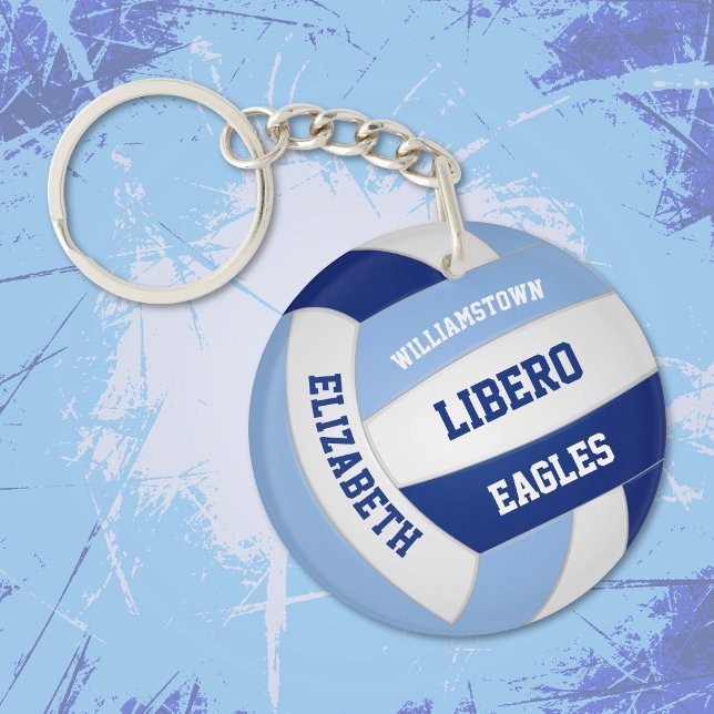 Équipe bleu foncé clair couleurs volleball cadeaux (Créateur téléchargé)