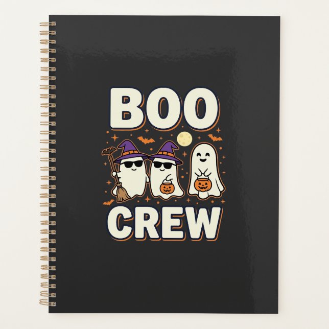 Équipe Boo fantômes de Halloween Conception vector (Devant)