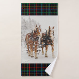 Équipe de Belgique de cheval Wintery Christmas Sce
