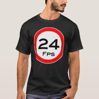 Équipe de cameramen de T-SHIRT avant de "24 Fps"