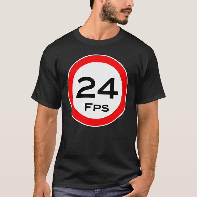 Équipe de cameramen de T-SHIRT avant de "24 Fps" (Devant)