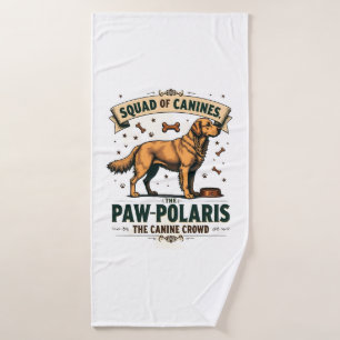 Équipe de Canidés Graphique Vintage de Chien avec