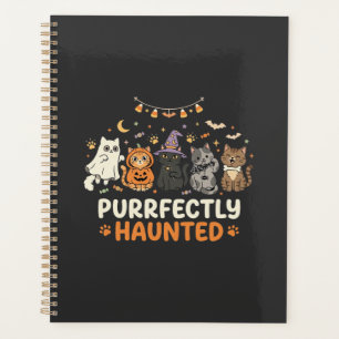 Équipe de chat hanté d'Halloween