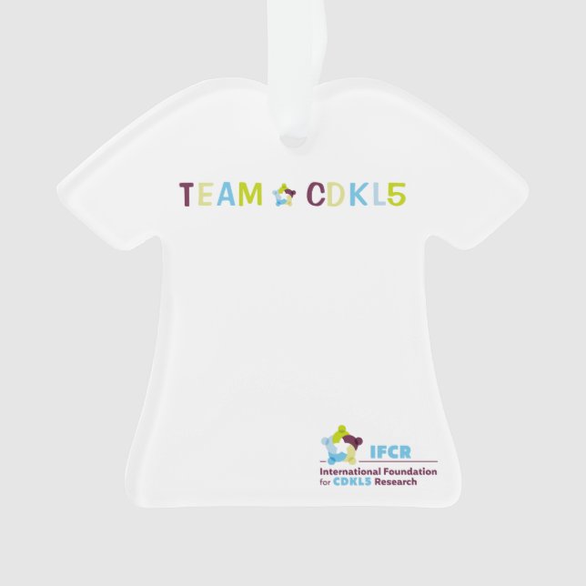 Équipe de l'ornement T-shirt CDKL5 (devant)