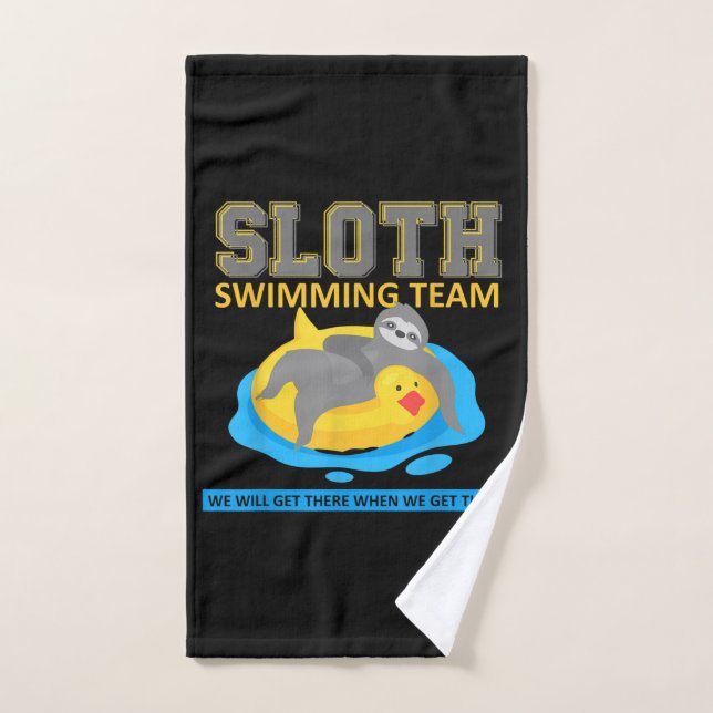Équipe De Nage De Slots Swim Team Funny Cadeau (Serviette à main)