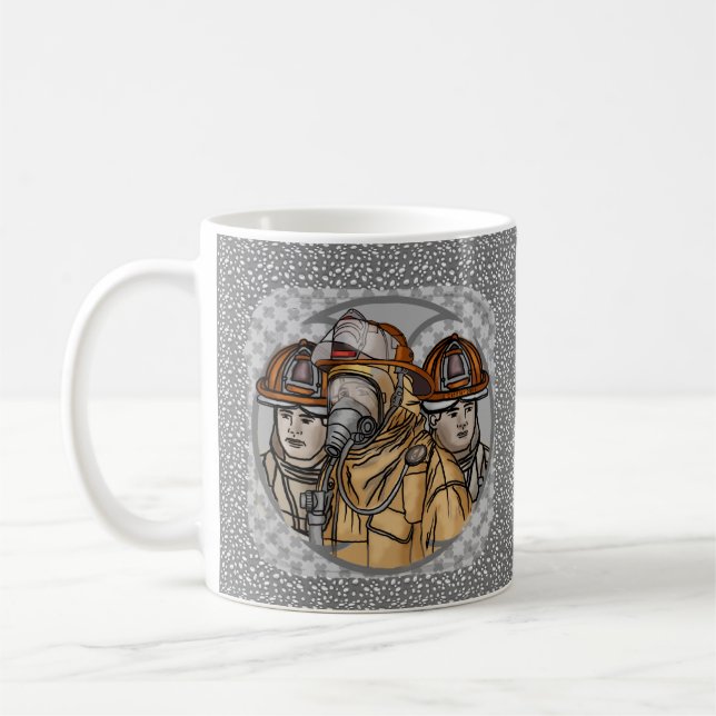 Équipe de pompiers mug (Gauche)