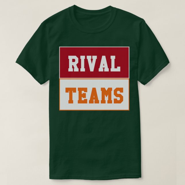 Équipe de rivaux Alabama vs Tennessee TShirt (Design devant)