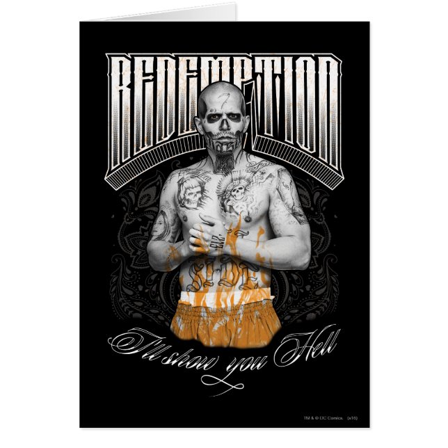 Équipe de suicide | El Diablo Tattoo "Rédemption" (Devant)