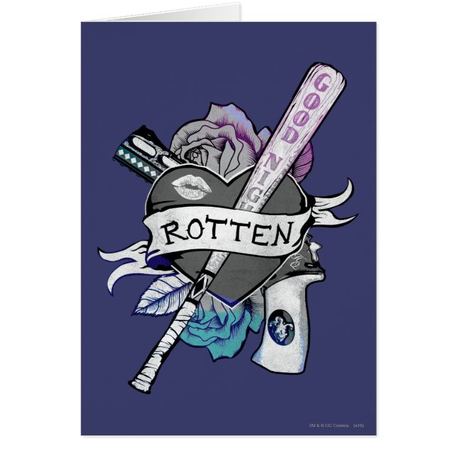 Équipe de suicide | Harley Quinn "Rotten" Tattoo A (Devant)