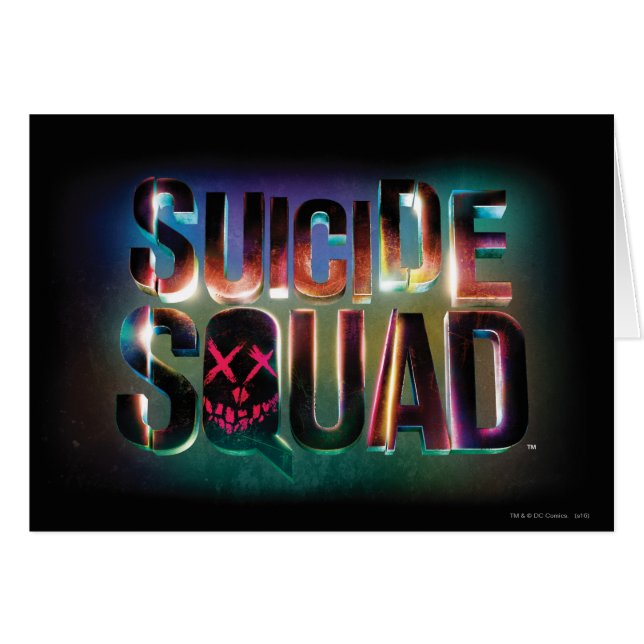 Équipe de suicide | Logo couleur brillant (Devant horizontal)