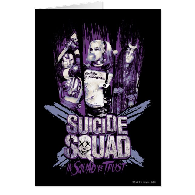 Équipe de suicide | Squad Girls "In Squad We Trust (Devant)