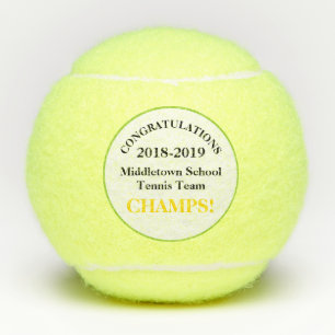 Équipe de tennis de Keepsaké balles de tennis
