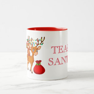Équipe de vacances Père Noël Coffee Mug