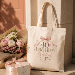 Équipe de week-end pour les 40 ans, sac fourre-tou