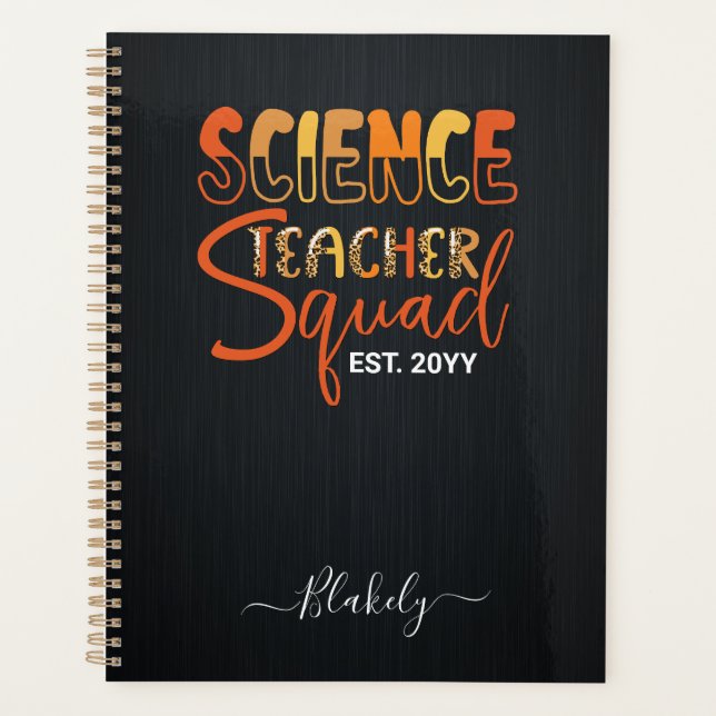 Équipe d'enseignants en sciences (Devant)