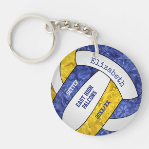équipe d'or bleu couleurs personnalisées volley-ba