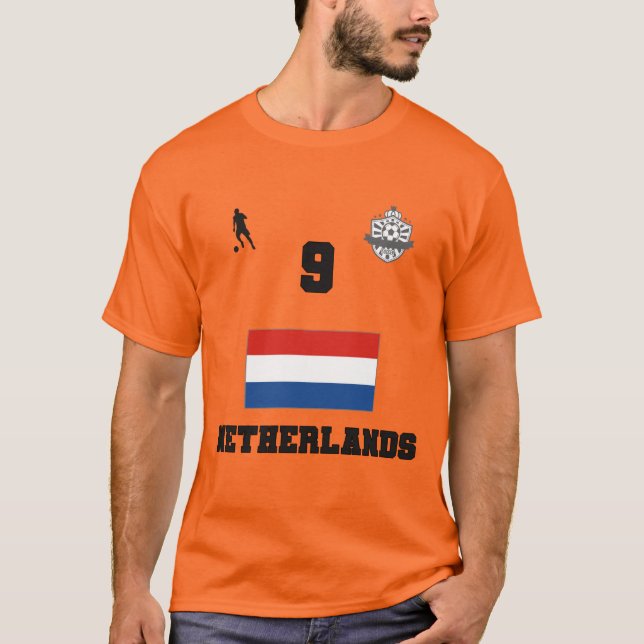 Équipe nationale de football de Pays-Bas T-shirt (Devant)