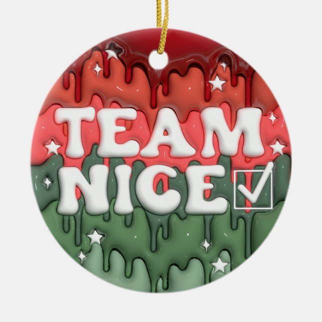 Équipe Nice Noël Ornement (Devant)