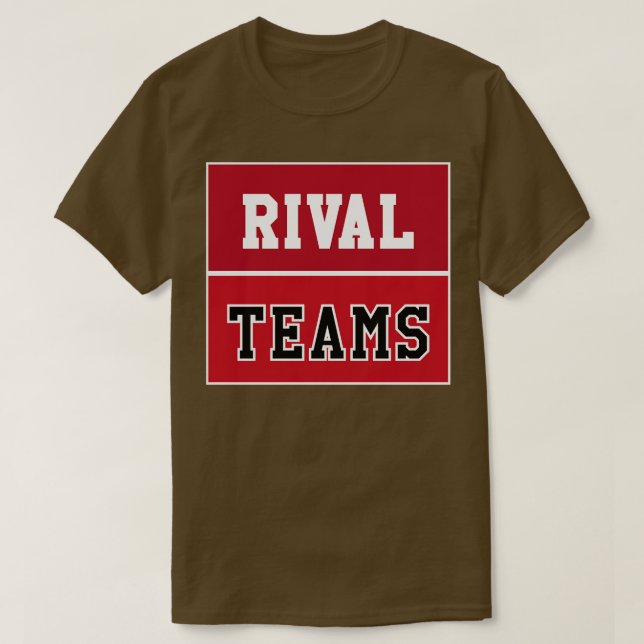 Équipe rivale Alabama contre Géorgie TShirt (Design devant)
