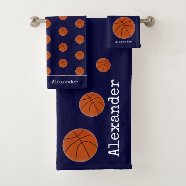 Équipe sportive de basket-ball bleu personnalisé (En situation)