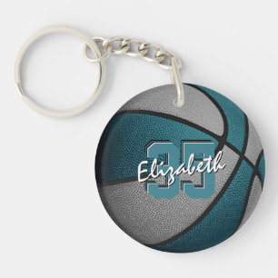 Équipe turquoise de l'école grise couleurs basketb