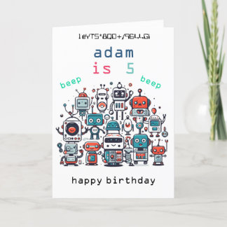 équipe vintage retro sci fi Robot Cartes d'anniver