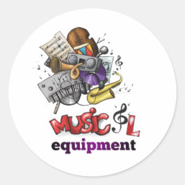 Équipement musical Sticker