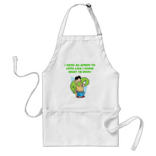 équipez la cuisine, J'ONT BESOIN D'UN TABLIER POU