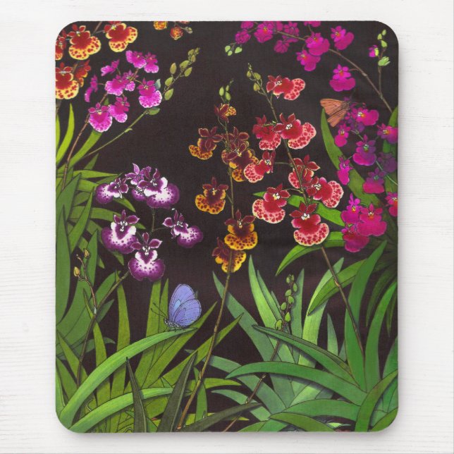 Equitant Oncidium Tolumnia Orchideen Mousepad (Vorne)