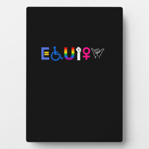 _EQUITY_ Equal Rights LGBTQ Alliges Unity Pride Fe Fotoplatte