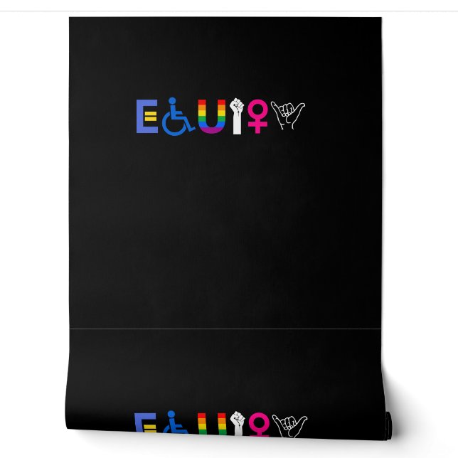 _EQUITY_ Equal Rights LGBTQ Alliges Unity Pride Fe Tapete (Abrollen)