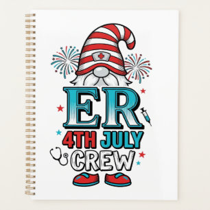ER 4. Juli Crew Patriotisches Gnom-Shirt-Design_1 Planer