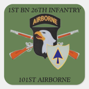 ęr AUTOCOLLANTS AÉROPORTÉS de 26ème INFANTERIE de