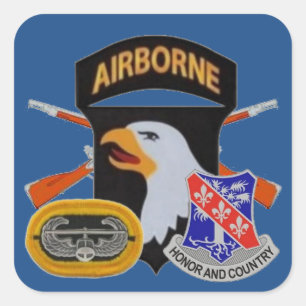ęr AUTOCOLLANTS AÉROPORTÉS de 327TH INFANTERIE 