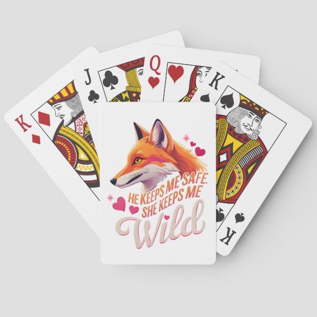 Er Behalte mir, dass sie mir Wolf Behalte. Spielkarten (Rückseite)