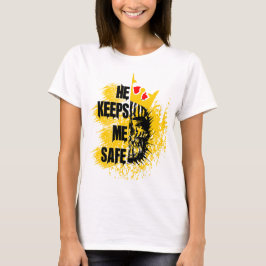 Er Behalte mir in Sicherheit | Jahrestag | Paar T-Shirt