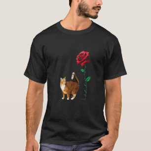 Er beste Mutter für immer rote Rose neugierige ste T-Shirt