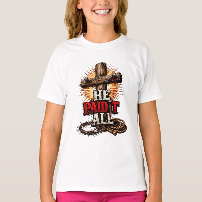 Er bezahlte alles T-Shirt (Vorderseite)