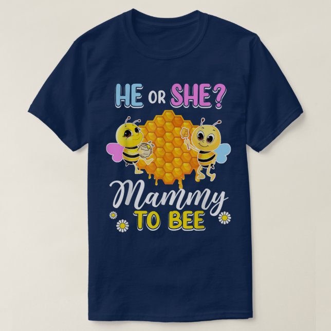 Er bzw. sie Mammy wird geschlechtsspezifisch und z T-Shirt (Design vorne)