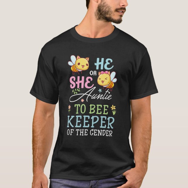 Er bzw. sie taten, um die Geschlechterkenntnisse z T-Shirt (Vorderseite)