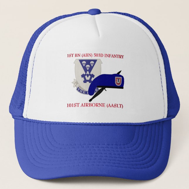 ęr CASQUETTE AÉROPORTÉ de l'INFANTERIE 503D de (Devant)